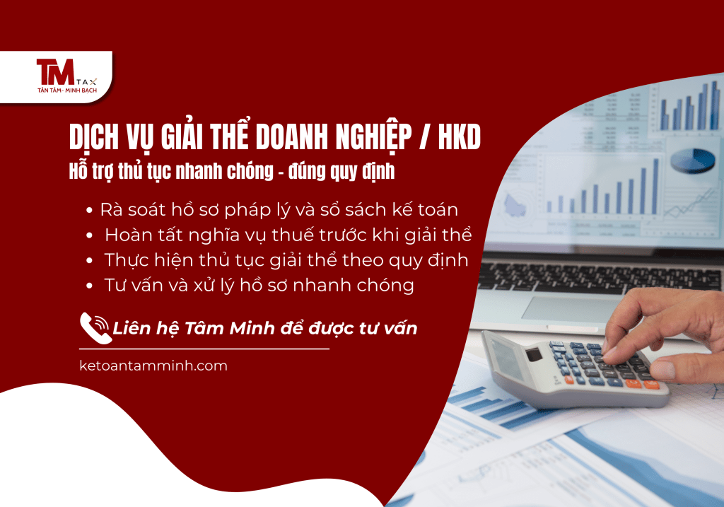 dv giải thể doanh nghiệp hkd