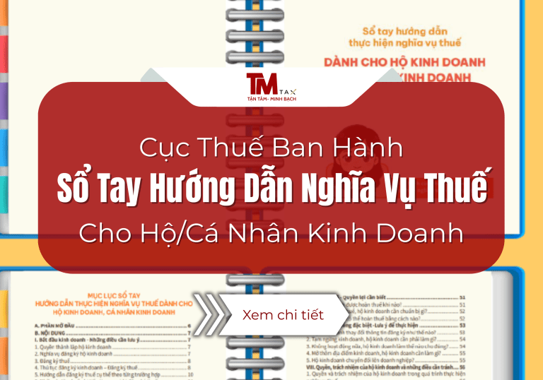 sổ tay hướng dẫn thuế hộ kinh doanh