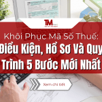 Khôi Phục Mã Số Thuế