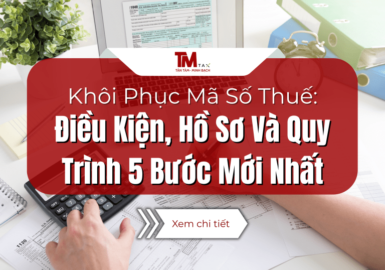 Khôi Phục Mã Số Thuế