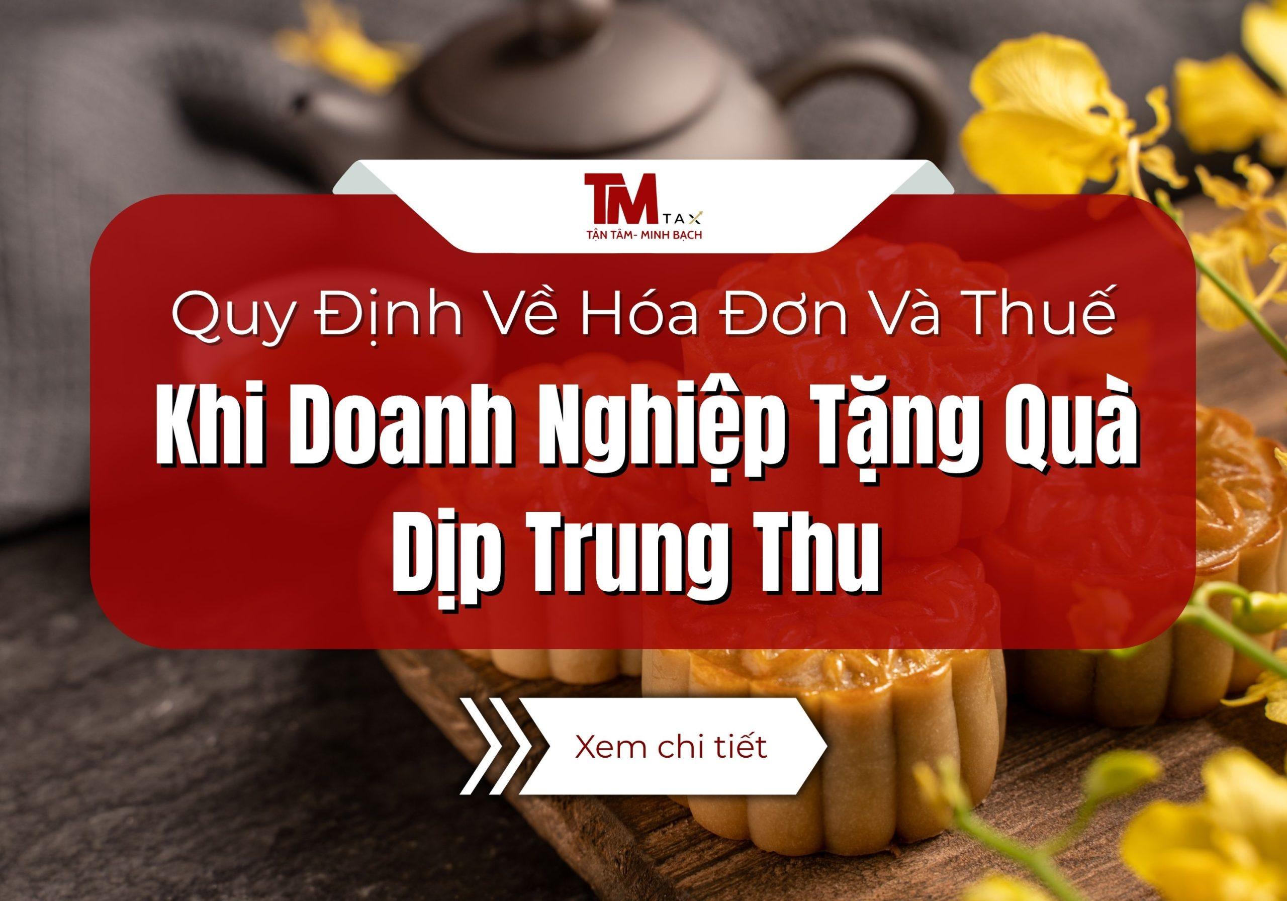 hóa đơn quà tặng Trung thu