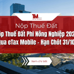 nộp thuế sử dụng đất phi nông nghiệp 2026