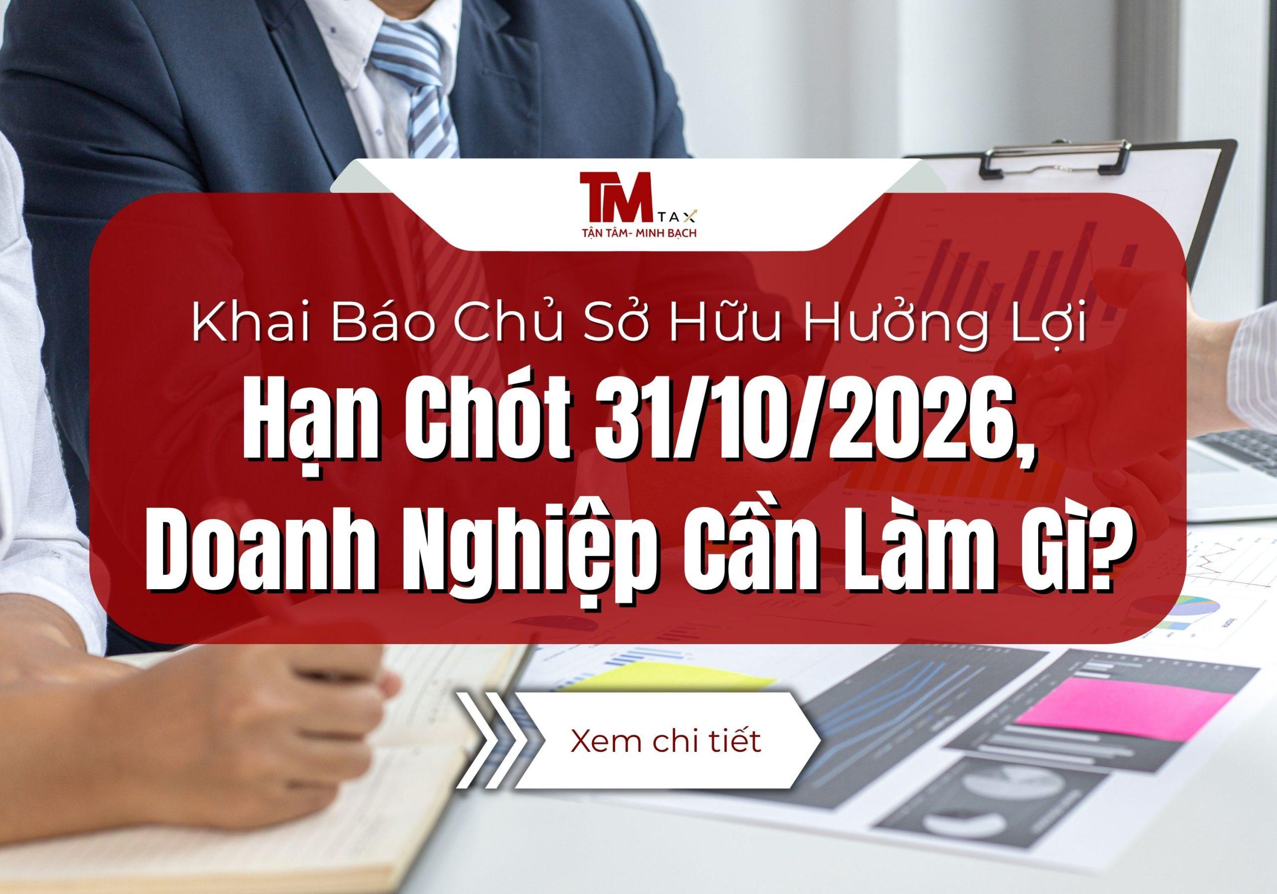 Khai Báo Chủ Sở Hữu Hưởng Lợi