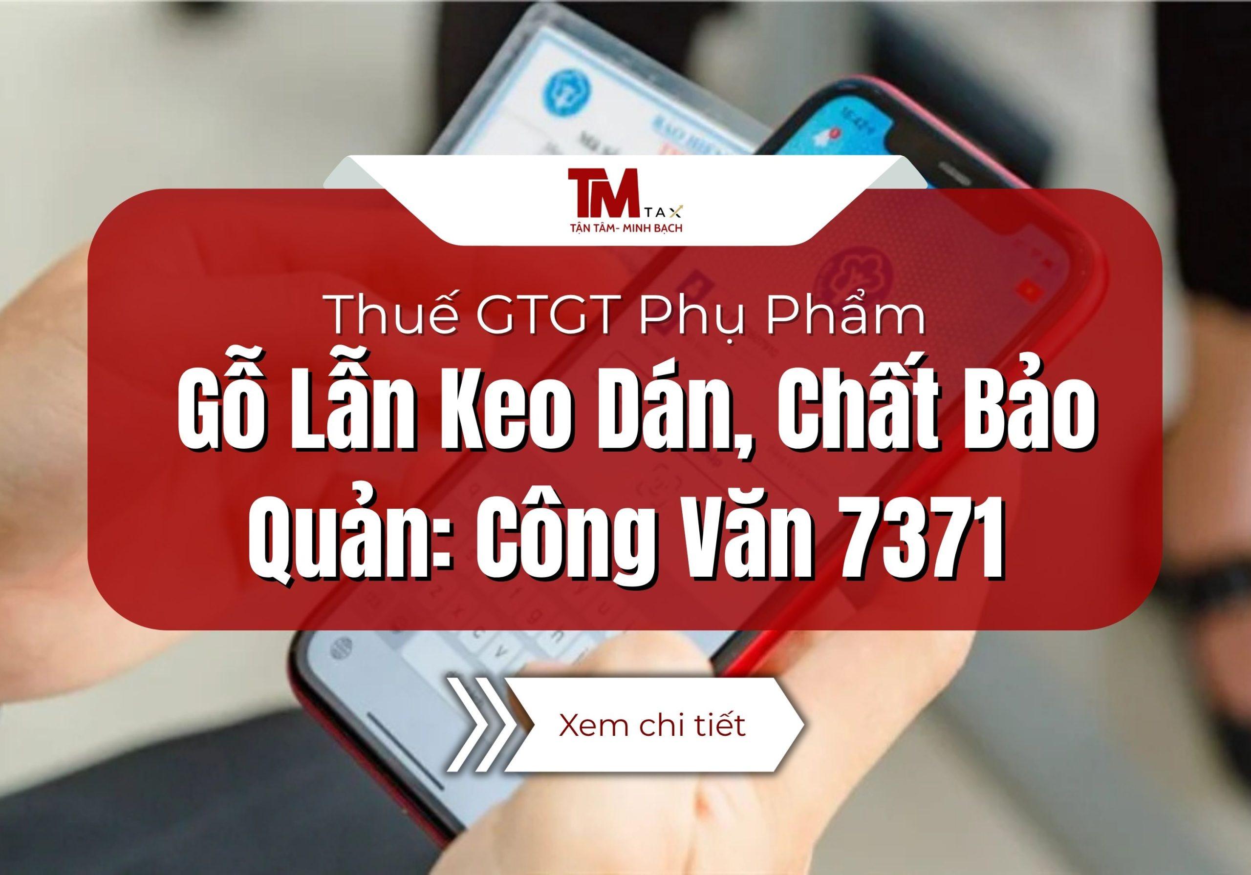 Thuế GTGT Phụ Phẩm gỗ